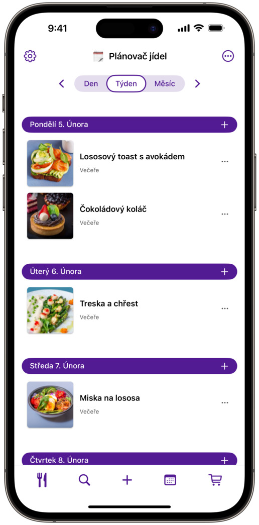 RecipeChef Meal Planner for iPhone
